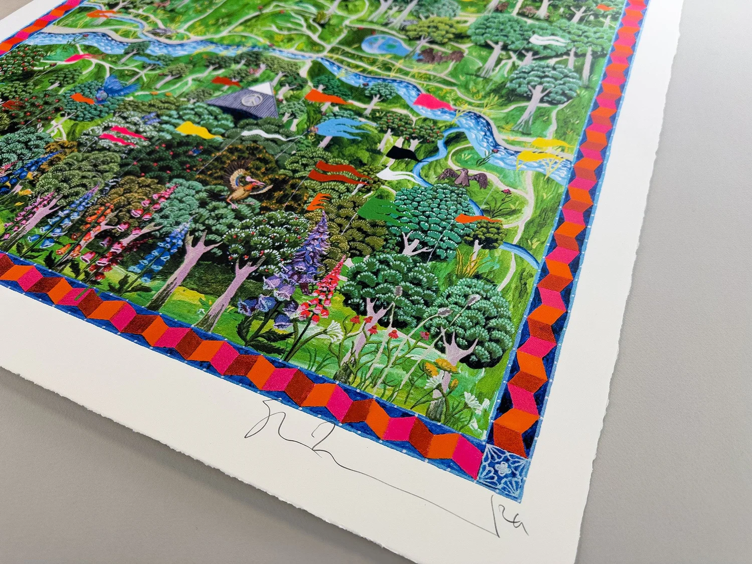 Stanley Donwood — fine art print detail