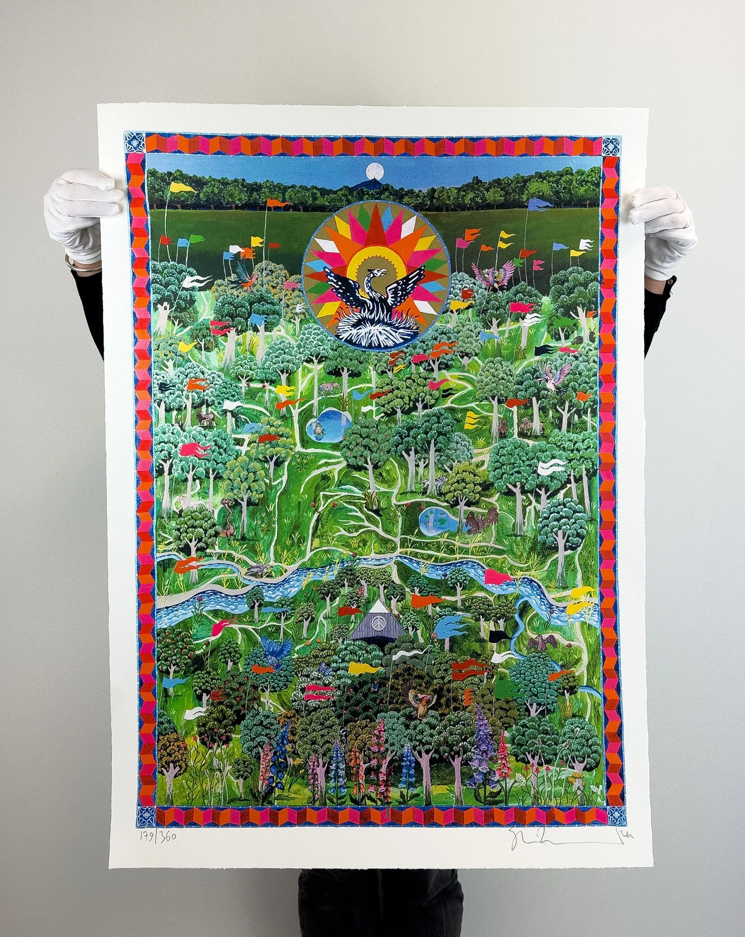 Stanley Donwood — fine art print detail