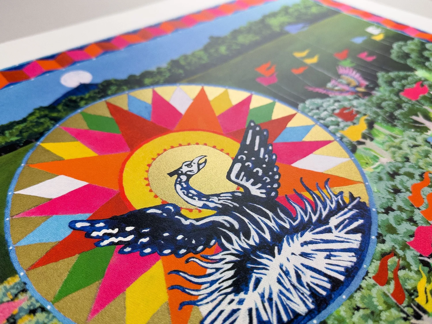 Stanley Donwood — fine art print detail